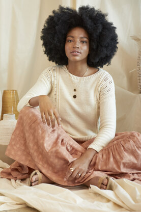 Women's Jumper Brezza in Universal Yarn Wool Pop - Downloadable PDF