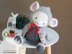 Doll Toy Clothes - Outfit Xmas mouse girl