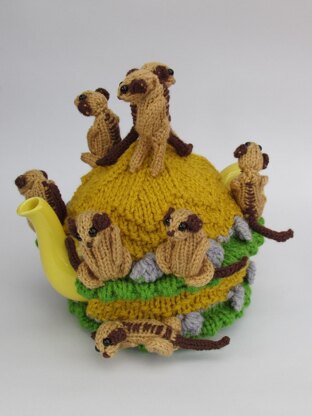 Meerkat Tea Cosy Knitting Pattern