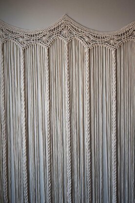 Crochet Macramé Curtain