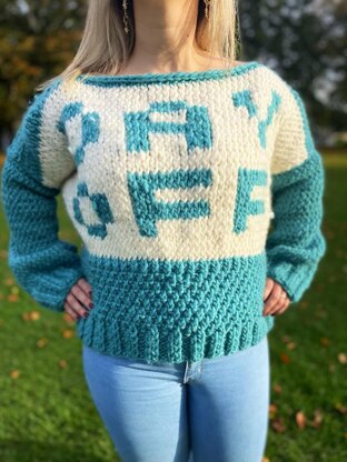 Day off Chunky Jumper Knitting Pattern