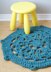 Super Chunky Doily Rug / Blanket 8 Styles (30"-66" diameter)