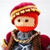 King Henry VIII 4 Cup Teapot Cosy Knitting Pattern - Novelty Teapot Cosy Knitting Pattern