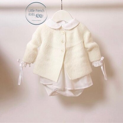 Short Rows Baby Jacket