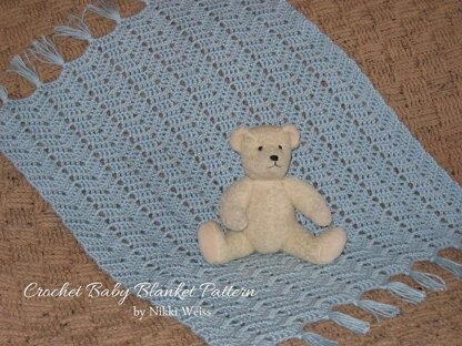Simply Soft Crochet Car Seat Baby Blanket