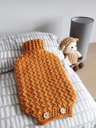 Cosy Vibes Hot Water Bottle Cover