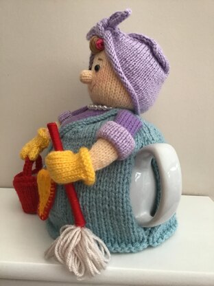 Mrs Mop tea cosy pattern