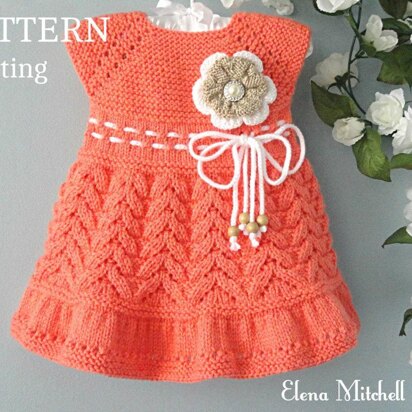 Knitting Pattern Baby Dress