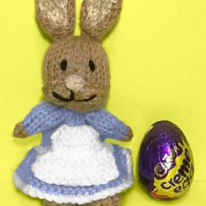 Mrs Rabbit (Peter) Creme Egg Choc Cover