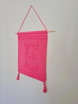 Letter E Wallhanging