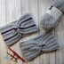 Rib Stitch With A Twist Ear Warmer