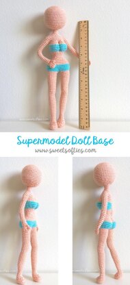 Supermodel Female Girl Doll Body Base