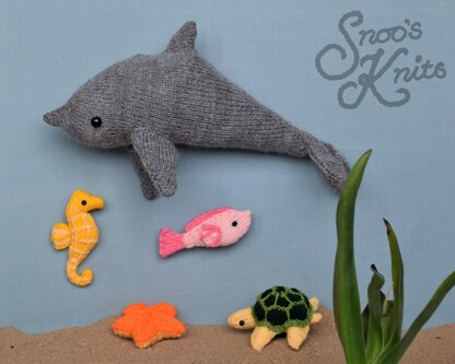 Dolphin and Friends Knitting Pattern Snoo's Knits