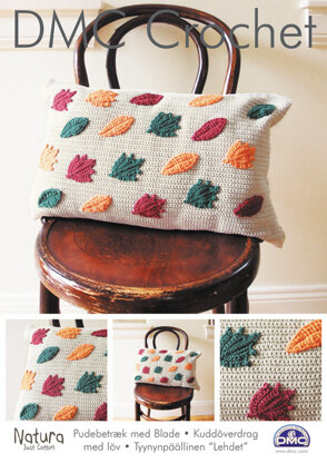 Leaves Cushion Cover in DMC Natura Just Cotton - 15216L/2