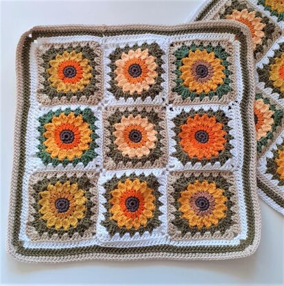 Sunflower Granny Square