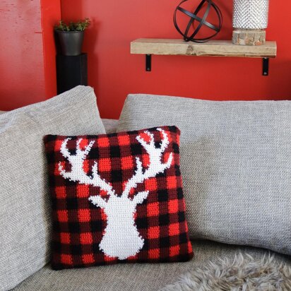 027-Rustic chalet pillow cover