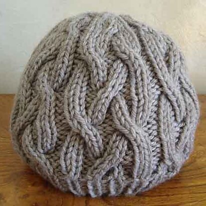 #92 One Skein Braided Cable Hat