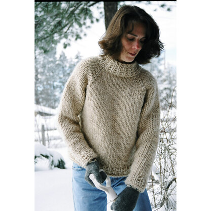 Knitting Pure & Simple 224 Weekend Neck Down Pullover