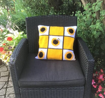 Sunny Sunflower Cushion