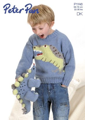 Jumper and Dinosaur Toy in Peter Pan DK (P1146)