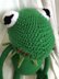 Frog amigurumi doll