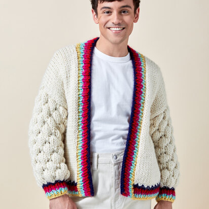Made with Love - Tom Daley Cuddle XXL Cardigan Knitting Kit