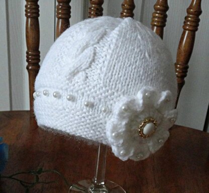 Knitting Pattern Baby Cap 0 - 12 months