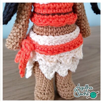 Moana Crochet Amigurumi Doll Pattern PDF (Download Now) 