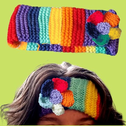 Pride flower Head and wrist bands