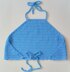 Ocean Blue Crop Top