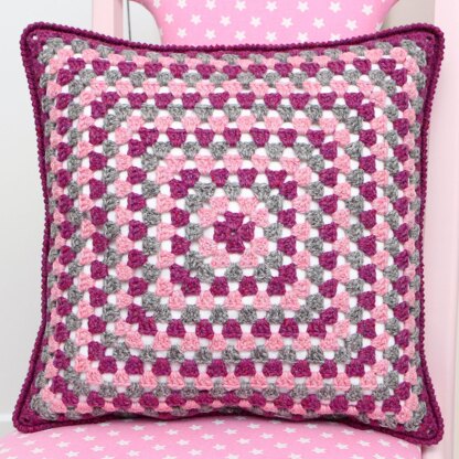 Granny Square Cushion