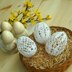Lace Easter eggs