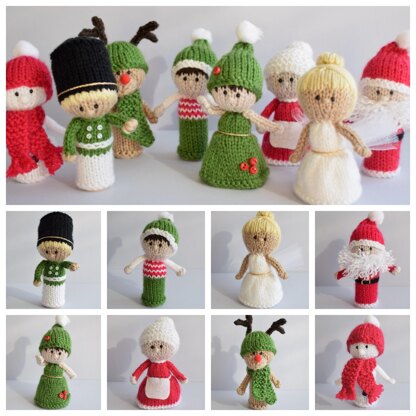 Santa's Grotto Finger Puppets