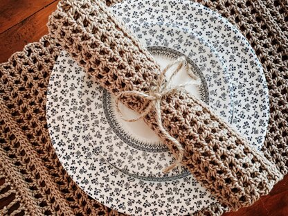 Rustic Crochet Placemat