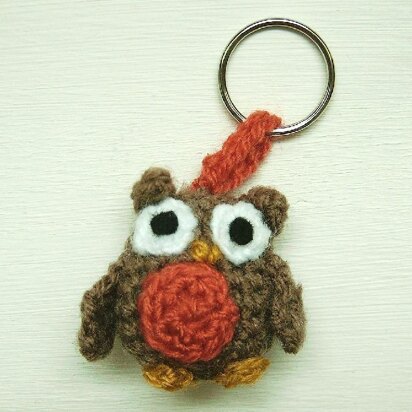 Olivia the Owl key chain