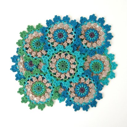 Crochet Coaster or Doily Motif