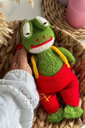 Knitting pattern Little Frog