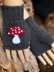 Mushroom Fingerless Gloves