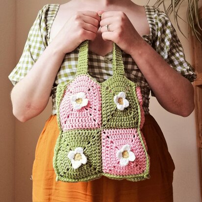 Daisy Checkerboard Bag