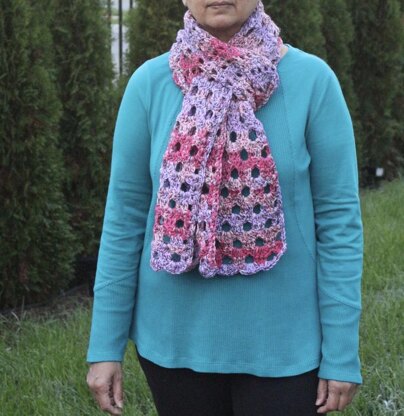 Woodlands Crochet Scarf Pattern