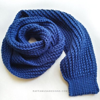 Easy Ribbed Scarf