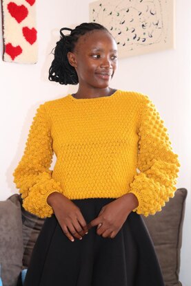 Alpine Bobble Sleeve Sweater