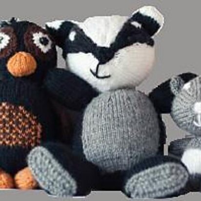 Woodland Critters - knitting pattern