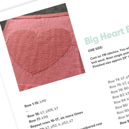 Big Heart Blanket