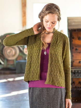 Gorse Cardigan in Berroco Ultra Alpaca 