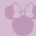 Minnie Mouse baby blanket Knitting Pattern