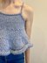 Ruffle Hem Crop Top