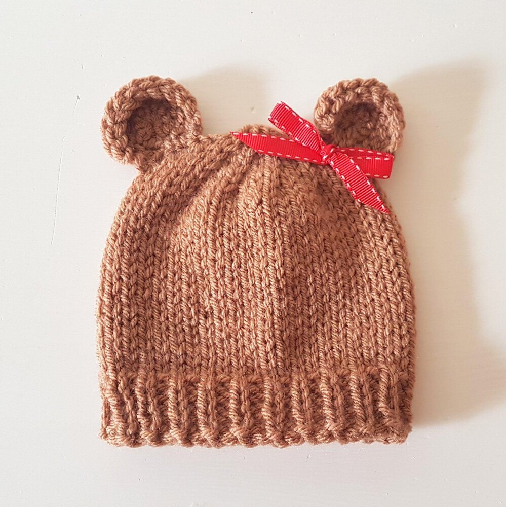 Chunky knit best sale baby hat