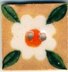 Mill Hill Button 87022 - Leafy White Bloom