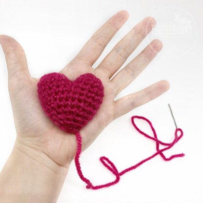 3D Crochet Heart